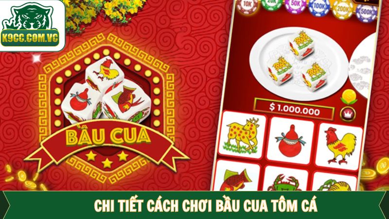 Nắm rõ cách chơi bầu cua tôm cá trên thương hiệu K9CC