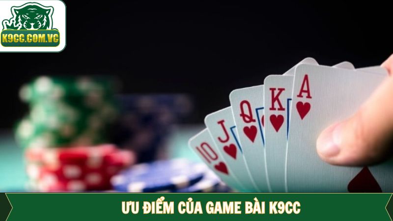 Một số ưu điểm xuất hiện trong game bài K9CC